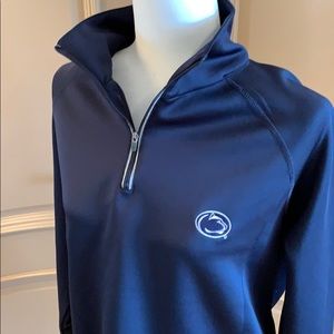 New Penn State 1/4 Zip Tech Pullover Navy